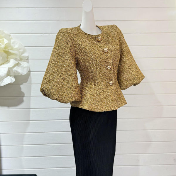 Lulama tweed top