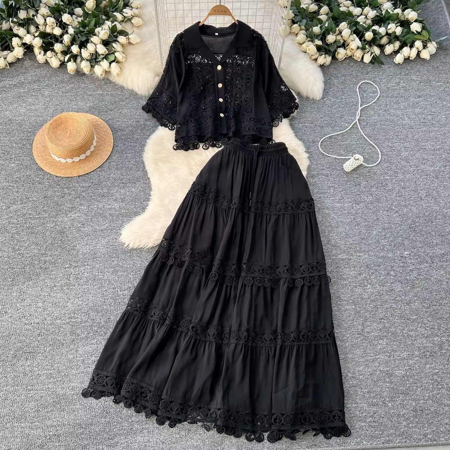 Sheleen skirt set