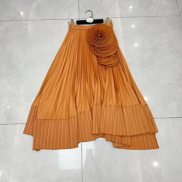 Monsette pleated skirt