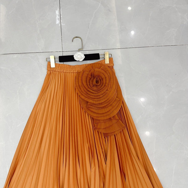 Monsette pleated skirt