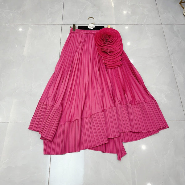 Monsette pleated skirt