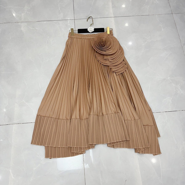 Monsette pleated skirt