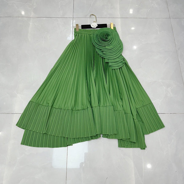 Monsette pleated skirt