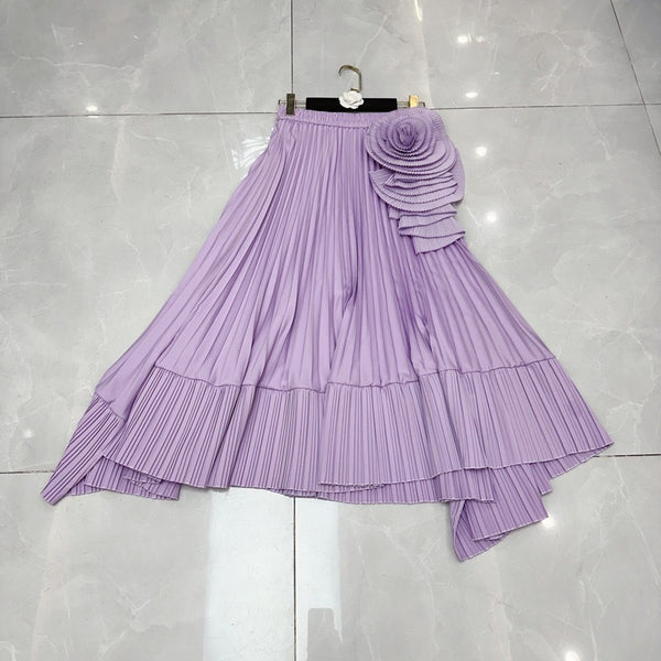 Monsette pleated skirt