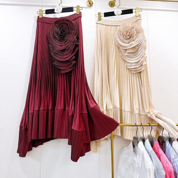 Monsette pleated skirt