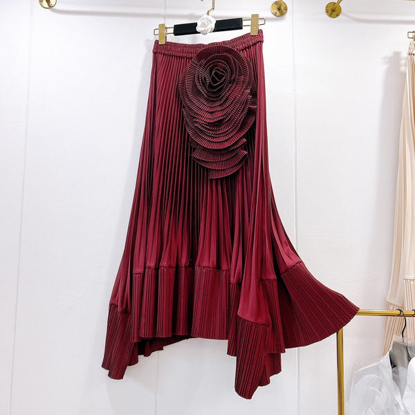 Monsette pleated skirt