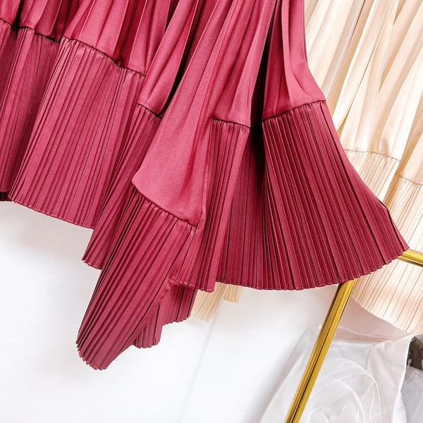 Monsette pleated skirt