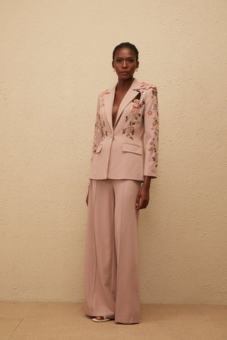 Andiswa Sequin Floral Trouser Set