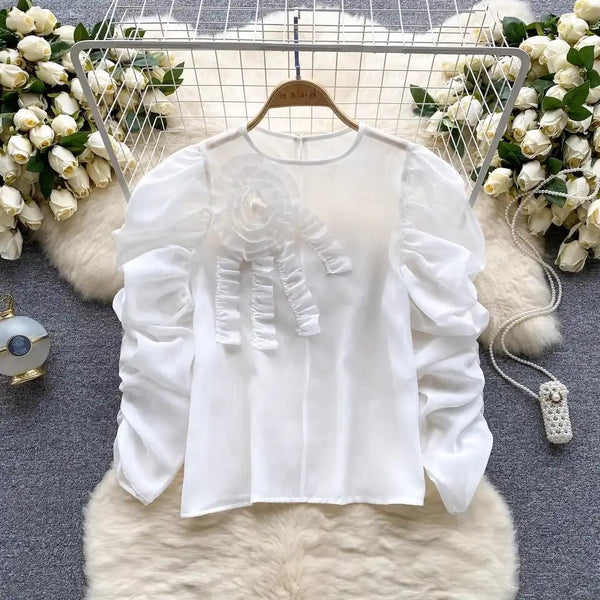 Orilla flower spring blouse