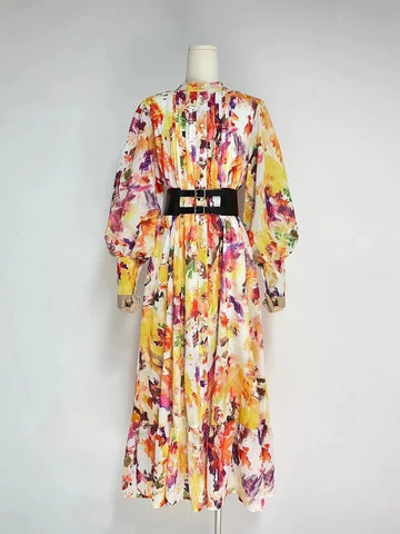 Fadila Floral Midi dress