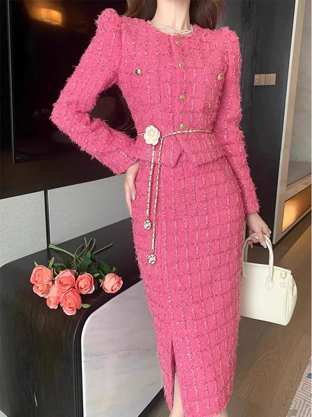 Insley 2 piece tweed set