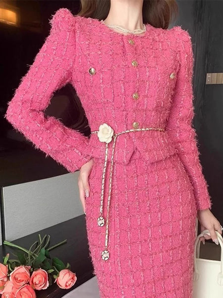 Insley 2 piece tweed set
