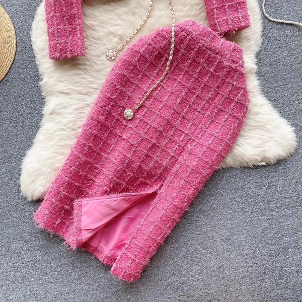 Insley 2 piece tweed set