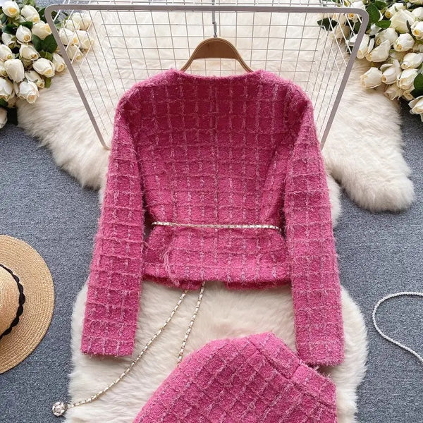 Insley 2 piece tweed set