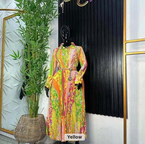 Halle 2 piece plisse skirt set