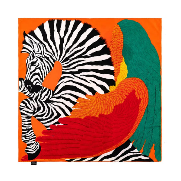 Jungle Twill silk scarf