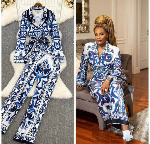 Anisar Print Trouser set