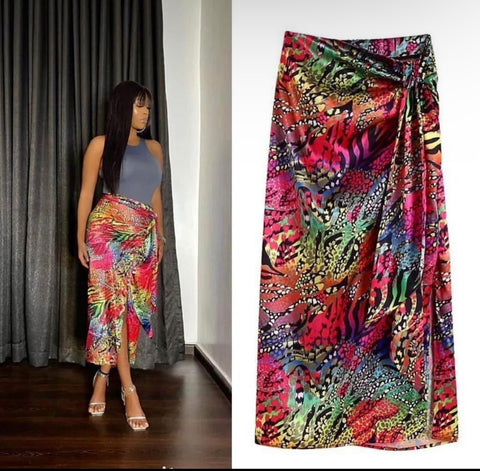 Rosalynn Wrap skirt