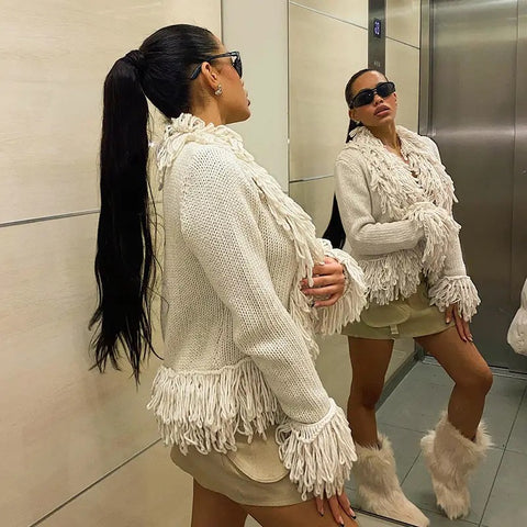 Marlia fringe jumper