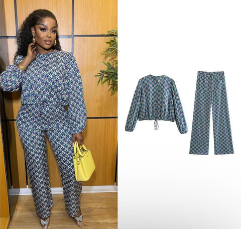 Itai 2 piece crop top set