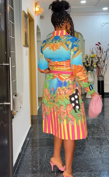 Thabani multicolour jacket dress