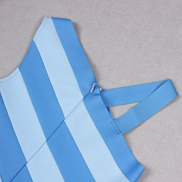 Simbisai Sky blue bandage dress
