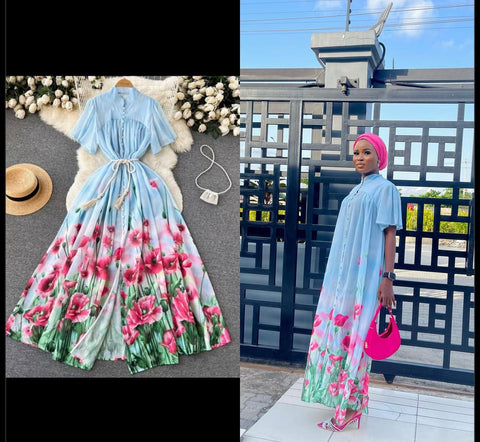 Kholiwe Chiffon Dress