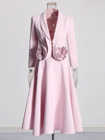 Marigold Jacket and Midi Skirt set