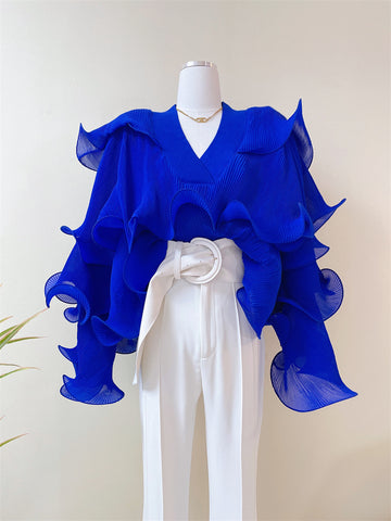 Chaya ruffled top