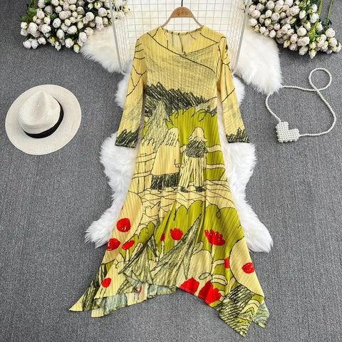 Korrine Pleated Dress