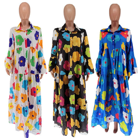 Bongie floral maxi dress