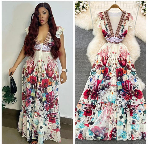 Marcella Chiffon Dress