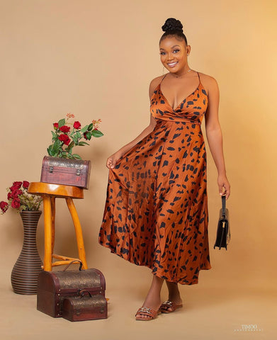 Izabela polka dot dress