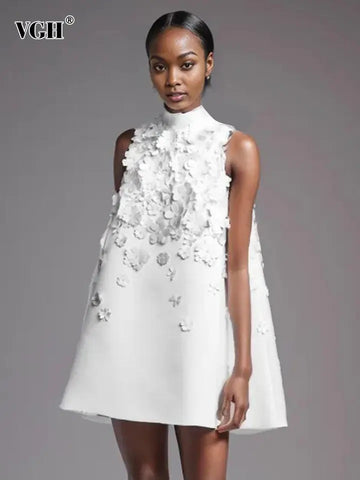 Zaniyah appliqué flower dress