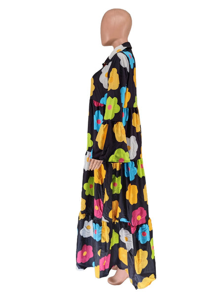 Bongie floral maxi dress