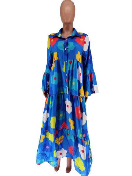 Bongie floral maxi dress