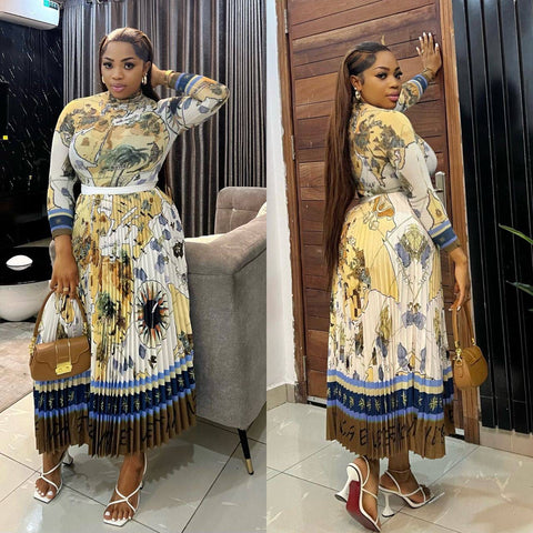 Londi Pleated skirt set