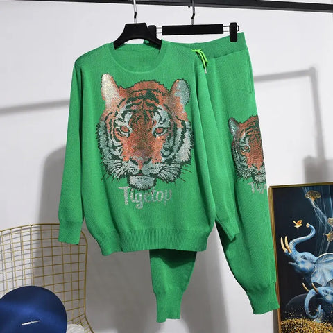 Tanatswa tiger tracksuit set