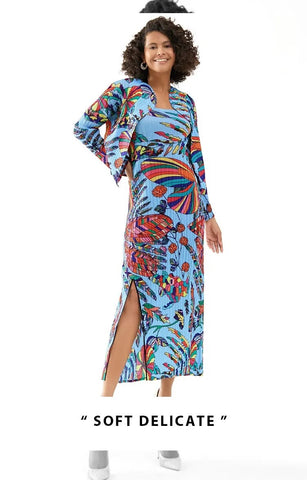 Annah pleated halter set