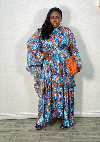 Bolanle Cape Dress
