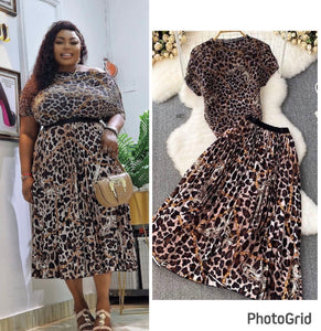 Ronke leopard print set