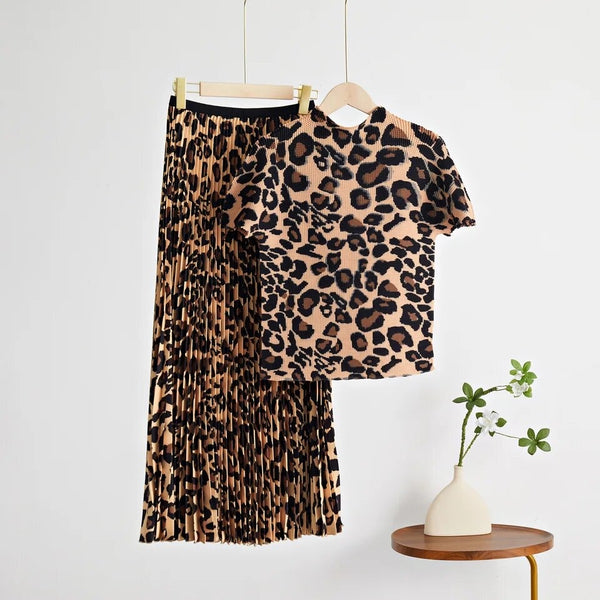 Ronke leopard print set