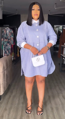 Quamila Boyfriend Shirt Dress