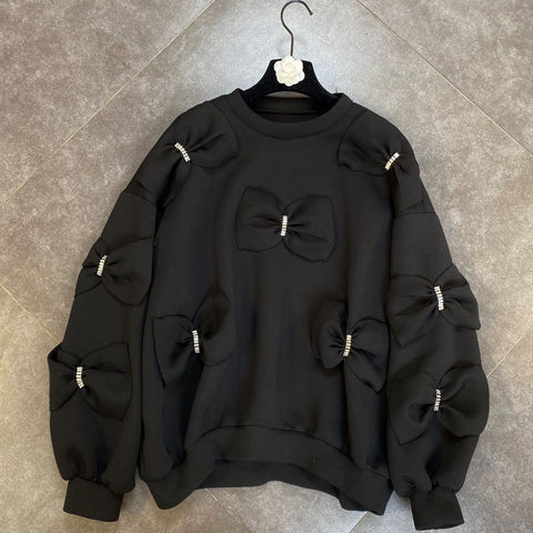 Mikela Diamante Bow jumper