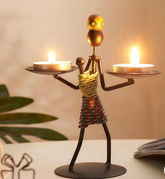Tribal Tealight Candle Holders