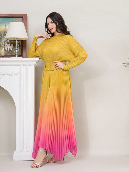 Beaulah gradient colour dress