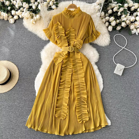 Ruvimbo pleated dress