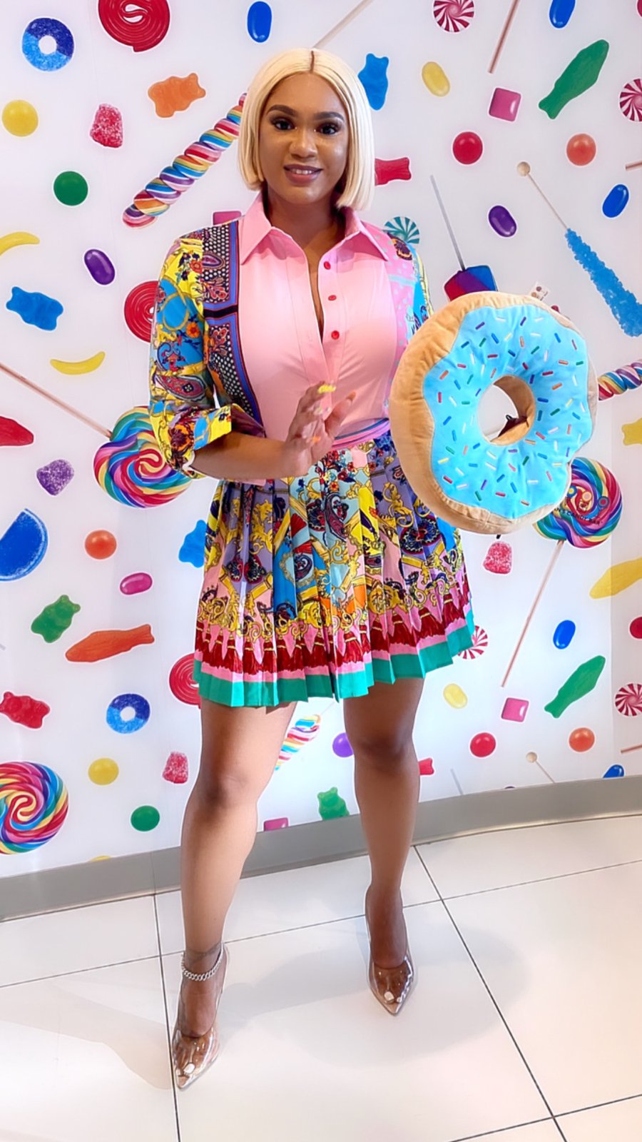 Savannah Multicolour Skirt Set