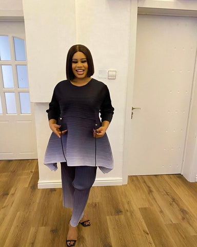 Rhia pleated trouser set