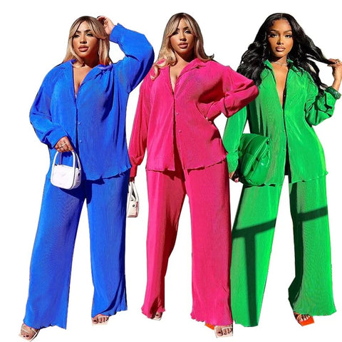 Princess Pleated trouser set